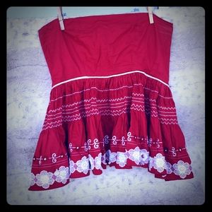 Flouncy Open-backed Top size M